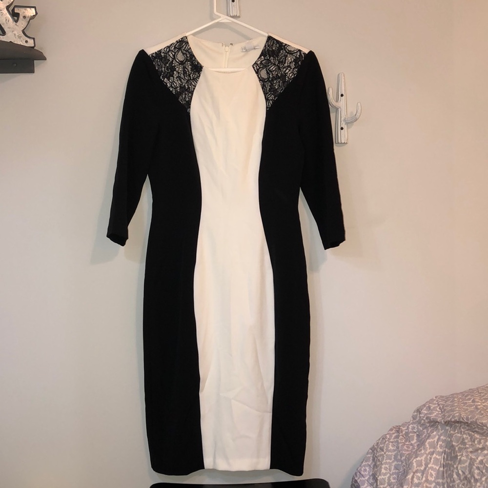 New York & Co long sleeved fitted dress